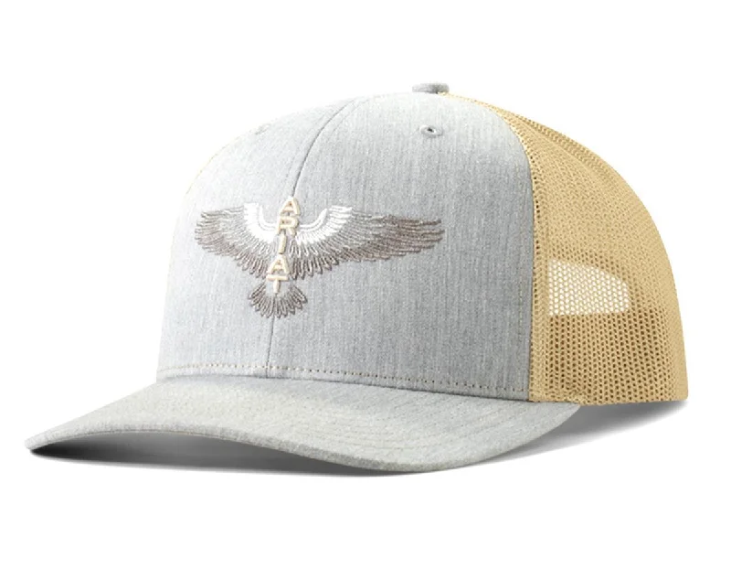 Citizens of HumanityWestern Mens Cap Baseball Hat Embroidered Eagle Wings, Denim