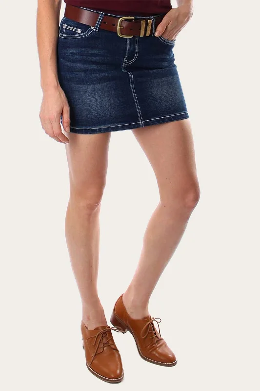 Cowboy beltSienna Womens Denim Mini Skirt