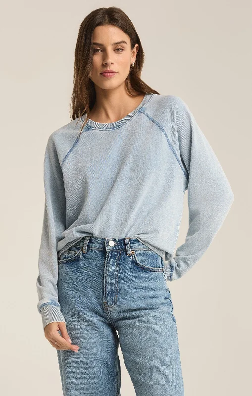 Cowboy historyZ Supply - Saldana Knit Denim Top