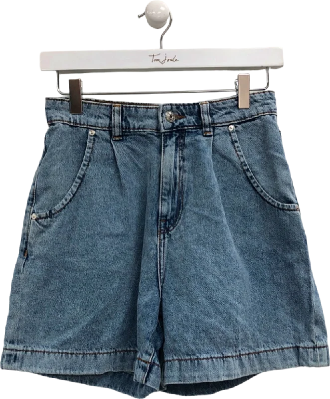 WranglerMNG Blue Denim High-Waisted Shorts EUR 34 / UK 6