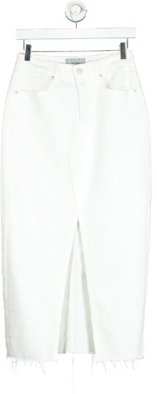 Denim jumpsuitNew Look White Denim Skirt UK 8