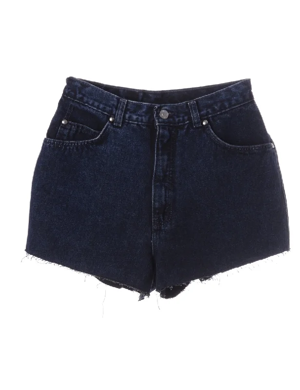 True ReligionLabel Molly Frayed Denim Shorts