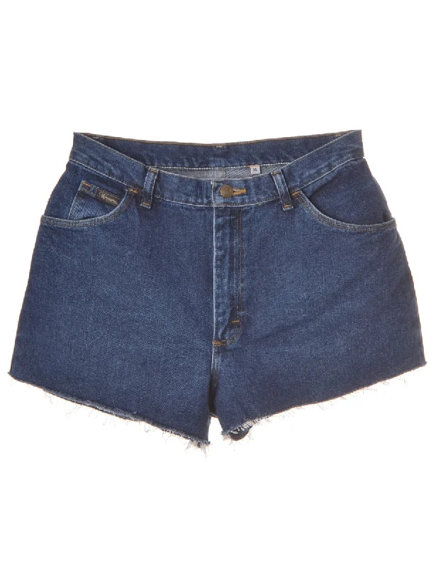 Workwear styleLabel Molly Frayed denim shorts