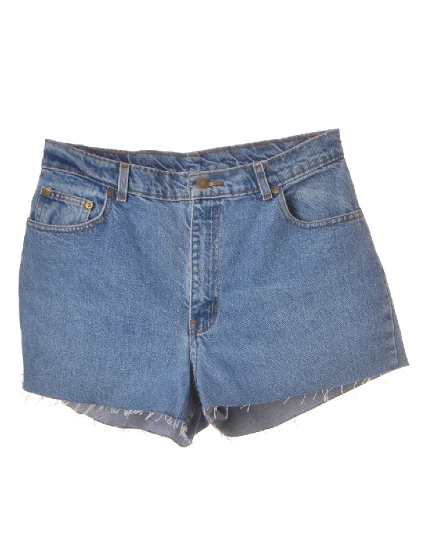 WranglerLabel Molly Frayed denim shorts