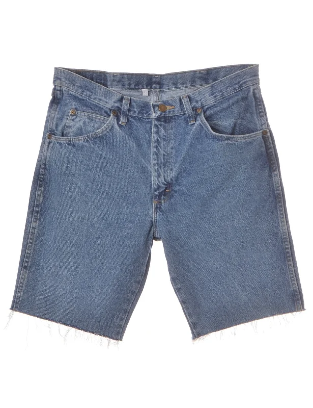 Sports denimLabel Mens Cut Off Denim Shorts