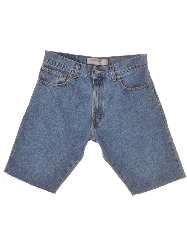 Denim with bootsLabel Mens Cut Off Denim Shorts