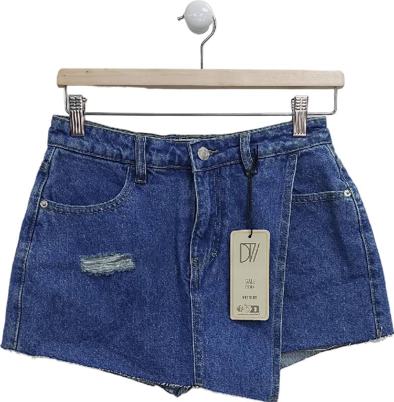 Denim tightDon't Think Twice Blue Gale Denim Skort UK 8