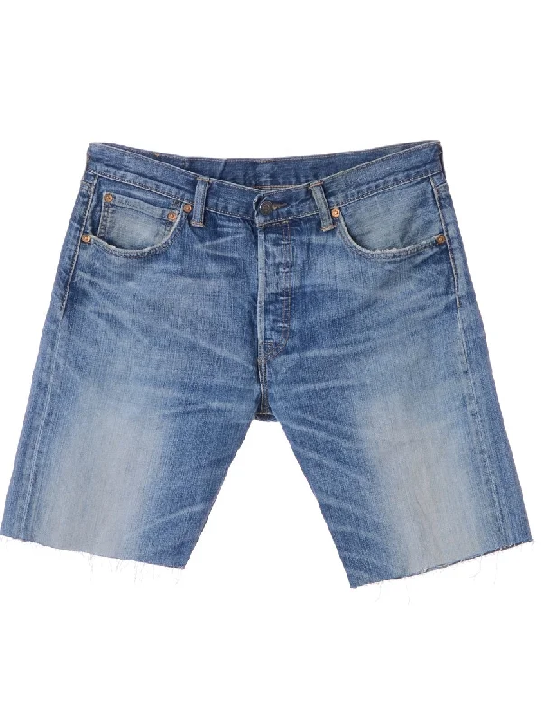 Cowboy toysLabel Cut Off Denim Shorts