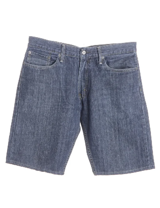 Denim vestLabel Hemmed Denim Shorts