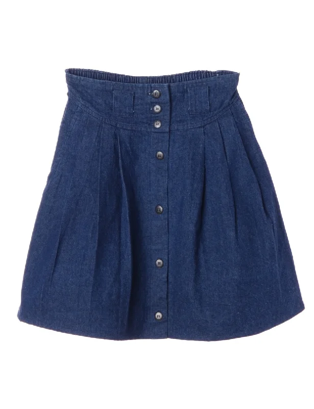 Denim with shirtLabel Short Denim Skirt