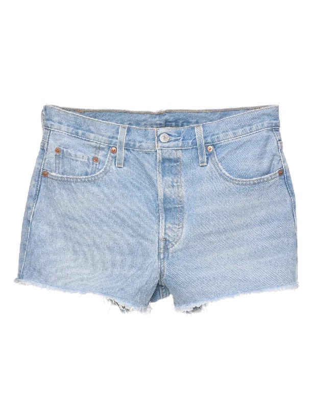 Denim tube topLevi's Light Wash Cut-off Denim Shorts - W31 L2