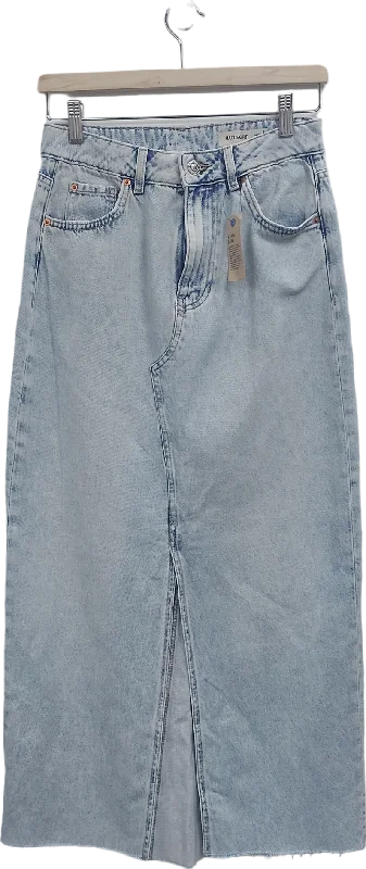 Denim camisole ShoulderM&S Blue Denim Split Front Maxi Skirt UK 8