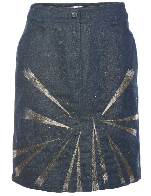 Cowboy musicPencil Shape Denim Skirt - S