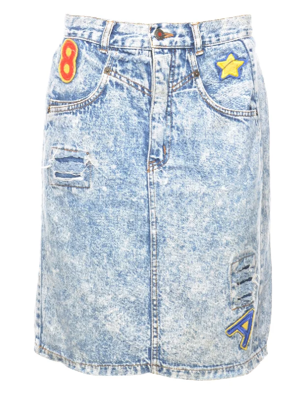 AnthropologiePencil Shape Denim Skirt - S