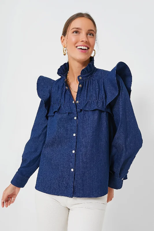 GapDeep Denim Winnie Blouse