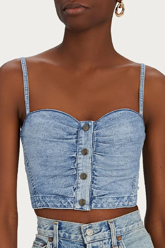 Denim tightSylvie Bustier In Denim