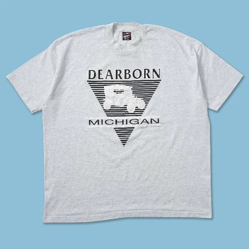 1995 Dearborn Michigan T-Shirt XXLLeather-Paneled T-Shirts