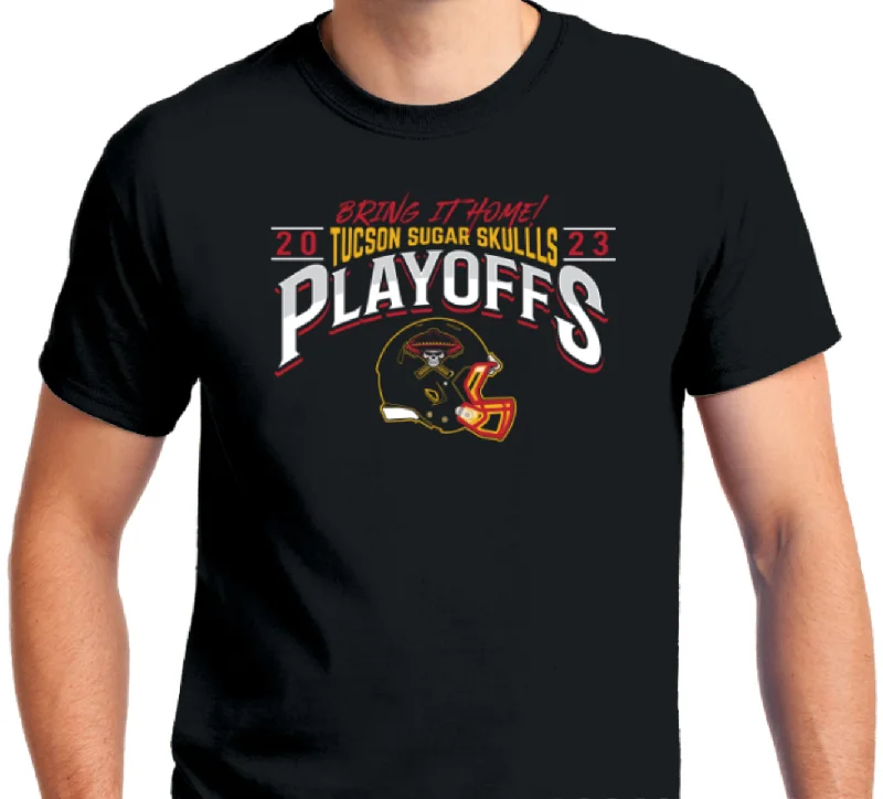 2023 Playoff Logo Gildan Ultra T-Shirt - BlackCultural T-Shirts