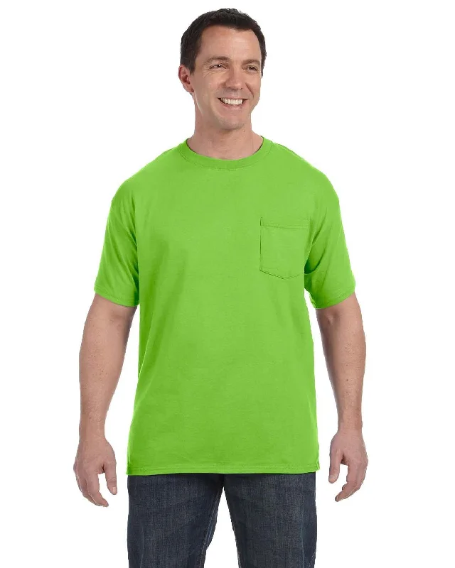 Hanes Authentic-T Pocket T-Shirt | LimeStatement T-Shirts