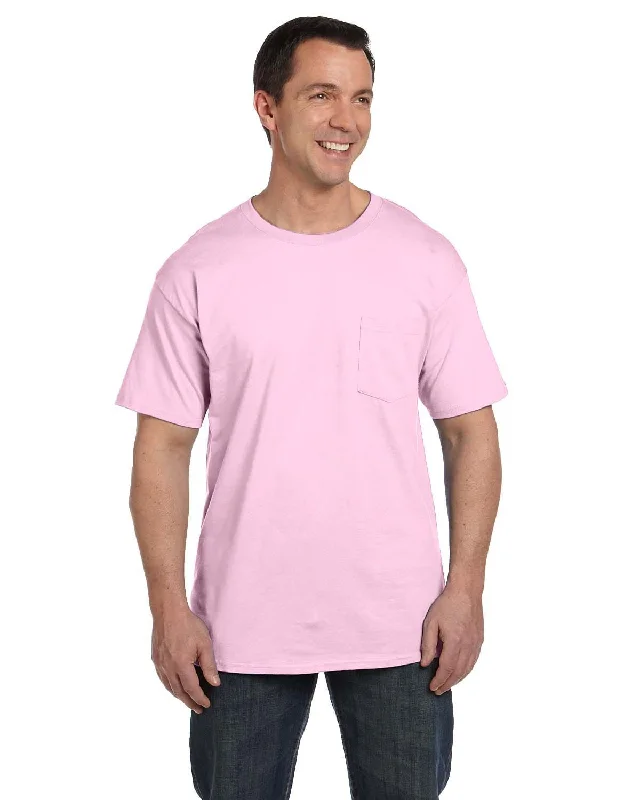 Hanes Beefy-T Pocket T-Shirt | Pale PinkHunting T-Shirts