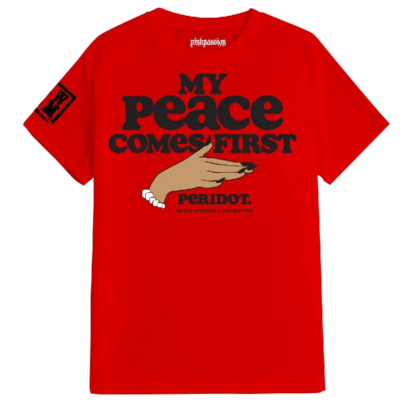 My Peace Comes First T-shirt (Unisex)Recycled Fabric T-Shirts