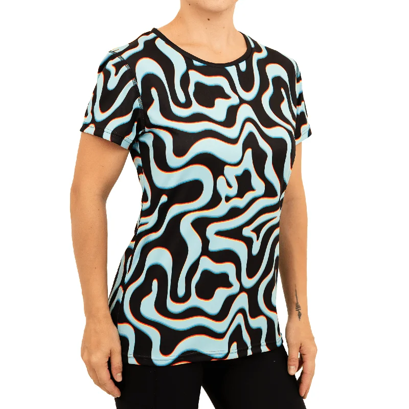 Neon Lava - Adventurous - Womens Training T-ShirtButton-Up T-Shirts