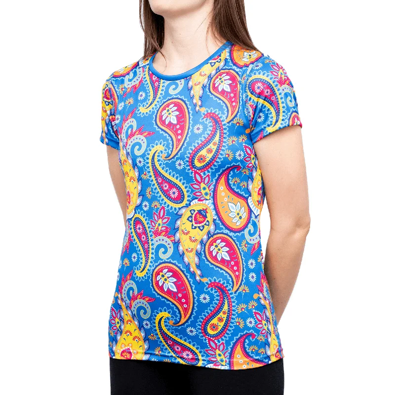 Paisley - Adventurous - Womens Training T-ShirtLinen T-Shirts