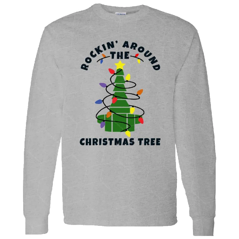 Rockin' Around The Christmas Tree Long Sleeve TeeRelaxed Fit T-Shirts