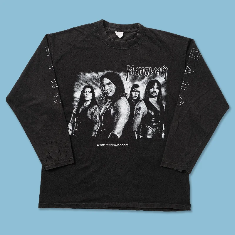 Vintage Manowar Longsleeve MediumHemp T-Shirts