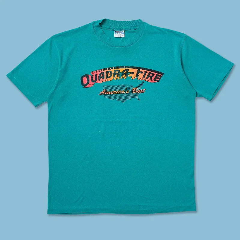 Vintage Quadra Fire T-Shirt LargePrinted T-Shirts