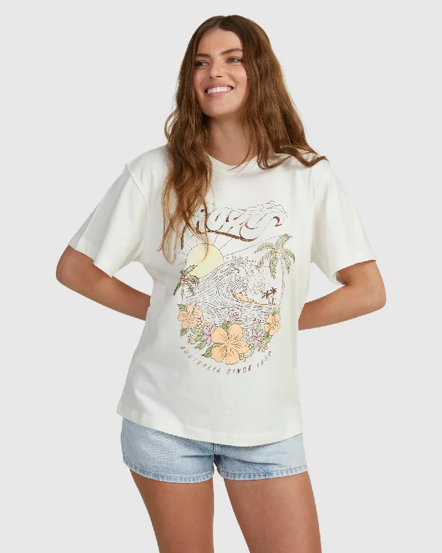 Womens Westcoast Destination Tee T-ShirtFrench Terry T-Shirts