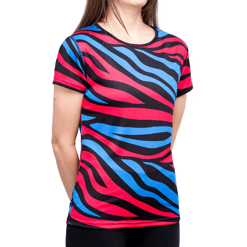 Zebra - Adventurous - Womens Training T-ShirtWork T-Shirts