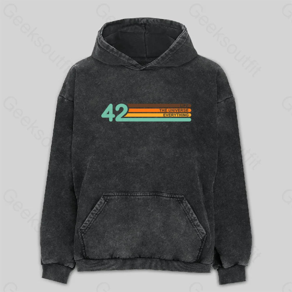 Stretch-Knit Sweatshirts42 Everthing Washed Hoodie