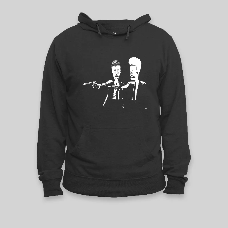 Embellished SweatshirtsBeavis And Butthead Pulp Fiction Hoodie