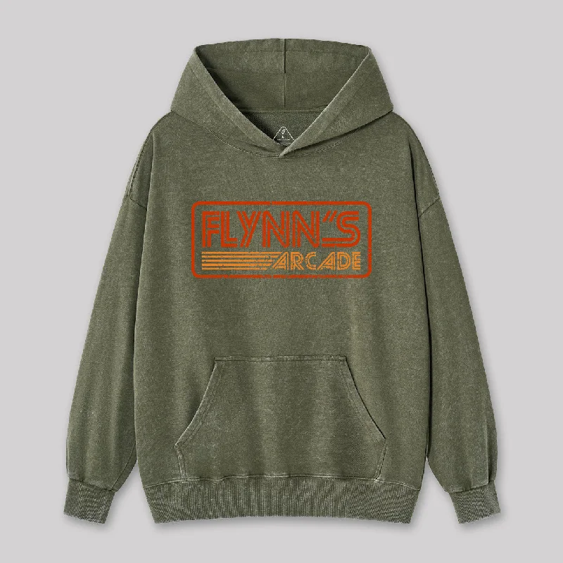 Collaborative SweatshirtsFlynn's Arcade 80s Washed Hoodie