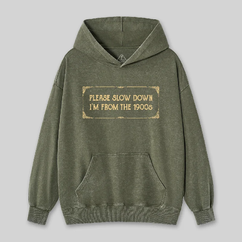 Sherpa-Lined HoodiesFrom the 1900s Washed Hoodie