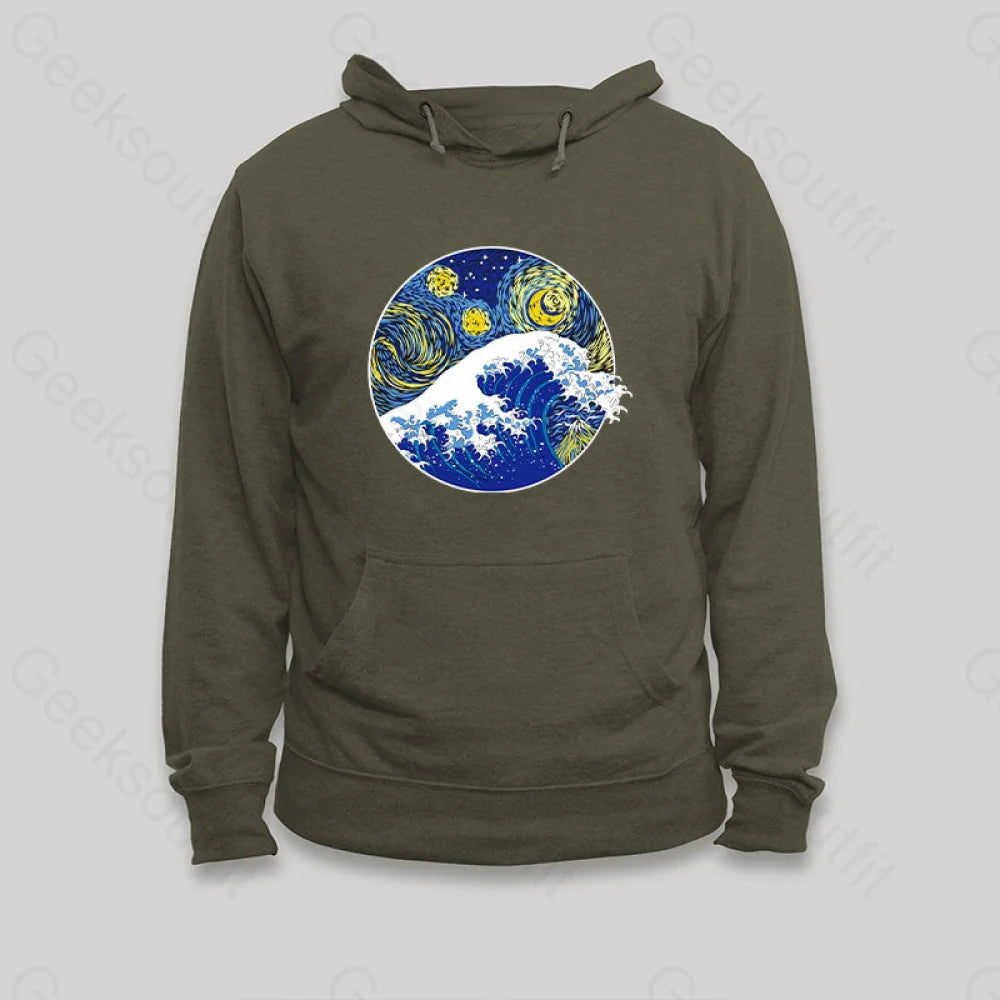 Artist HoodiesGreat Starry Wave Off Kanagawa Hoodie