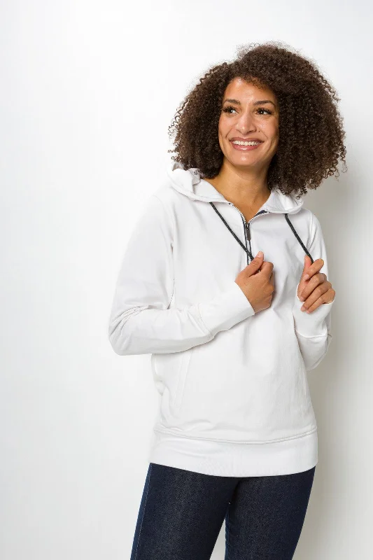 Workout SweatshirtsGuch | Women's Quarter Zip Hoodie