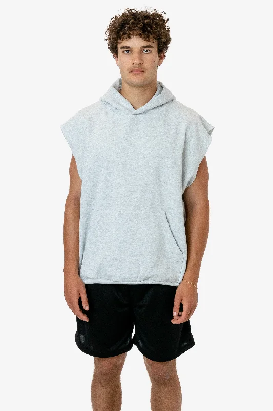 Gym HoodiesHF08 - Heavy Fleece Sleeveless Hoodie (Piece Dye)