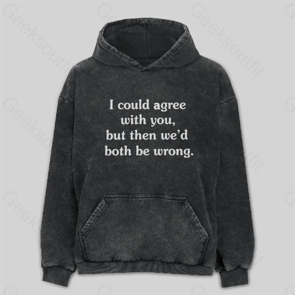 Limited Edition HoodiesI Could Agree With You Washed Hoodie