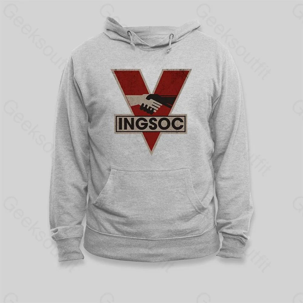 Distressed HoodiesINGSOC Hoodie