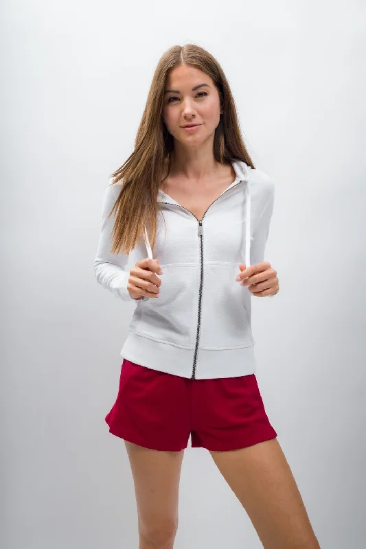 Workout SweatshirtsKirsten | Women's Anti-Stain Full Zip Hoodie