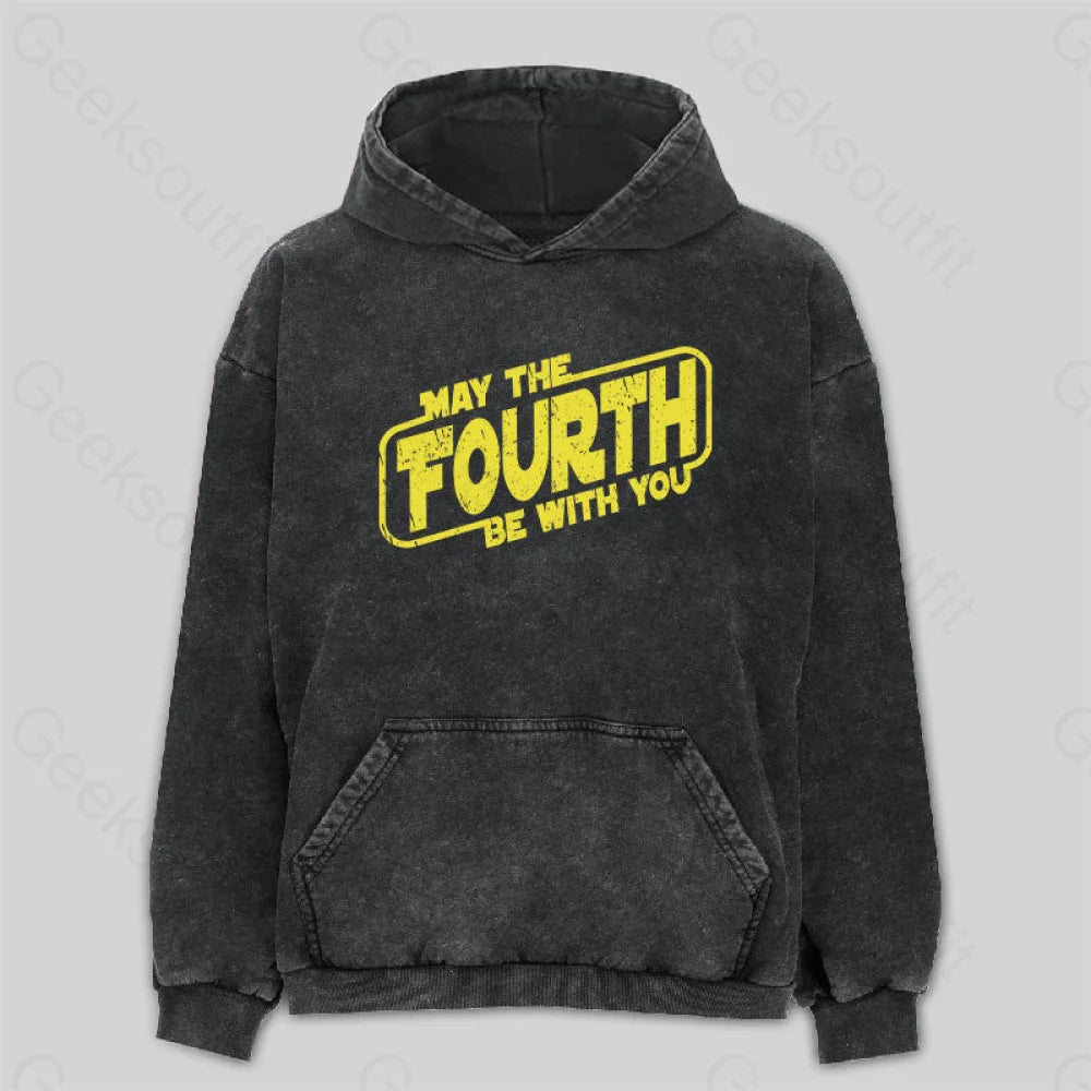 Reflective HoodiesMay The Fourth Be With You Washed Hoodie