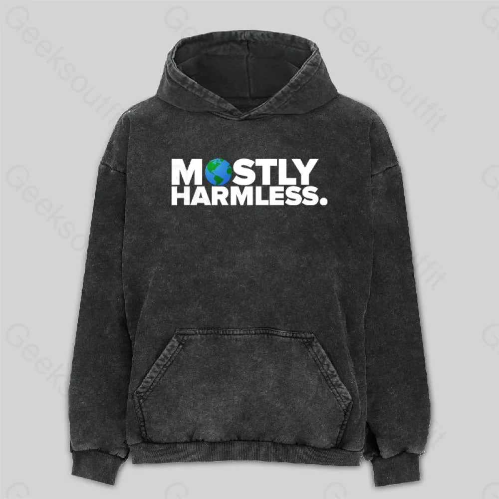 Vintage HoodiesMostly Harmless Washed Hoodie