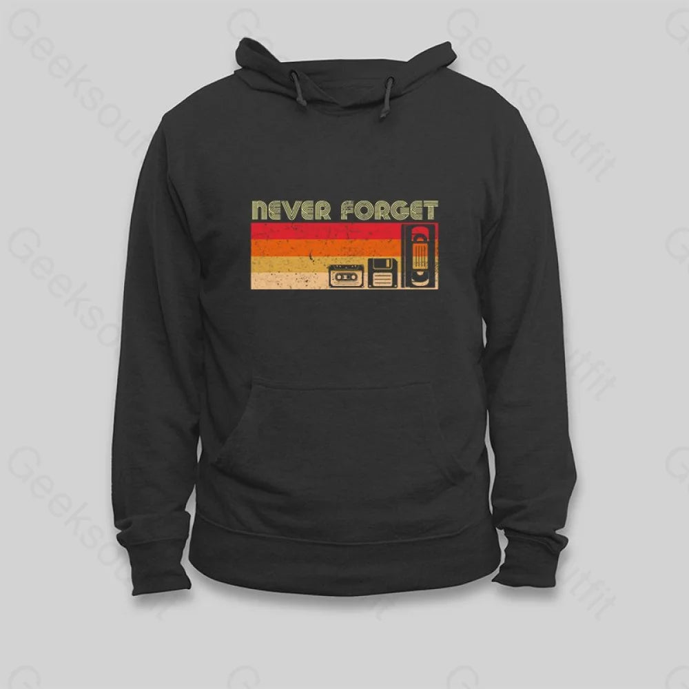 Minimalist SweatshirtsNever Forget Video Hoodie