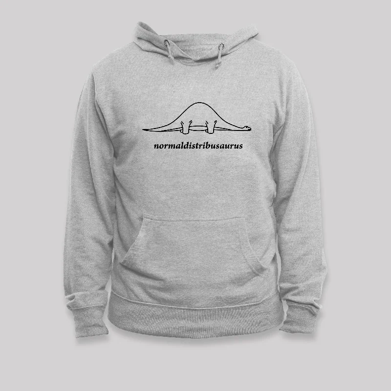 Mesh-Lined HoodiesNormal Distribution Dinosaur Geek Hoodie