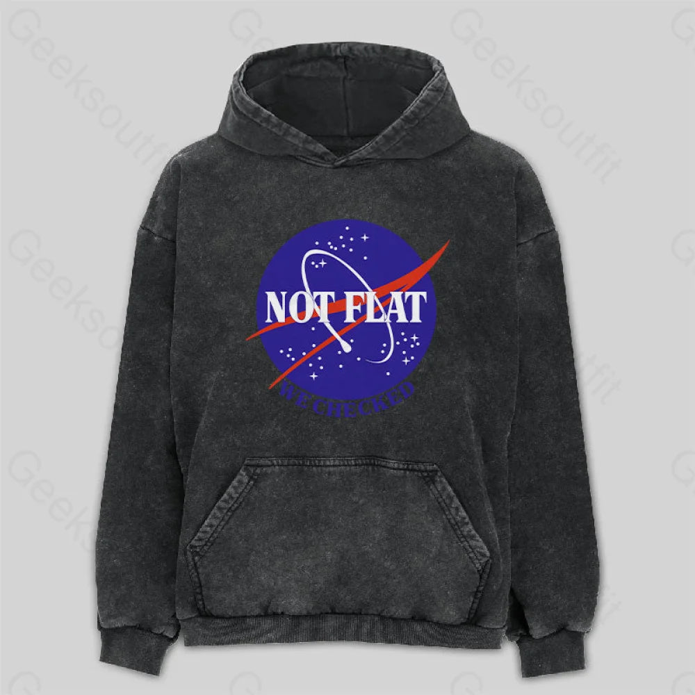 Metallic HoodiesNot Flat Washed Hoodie