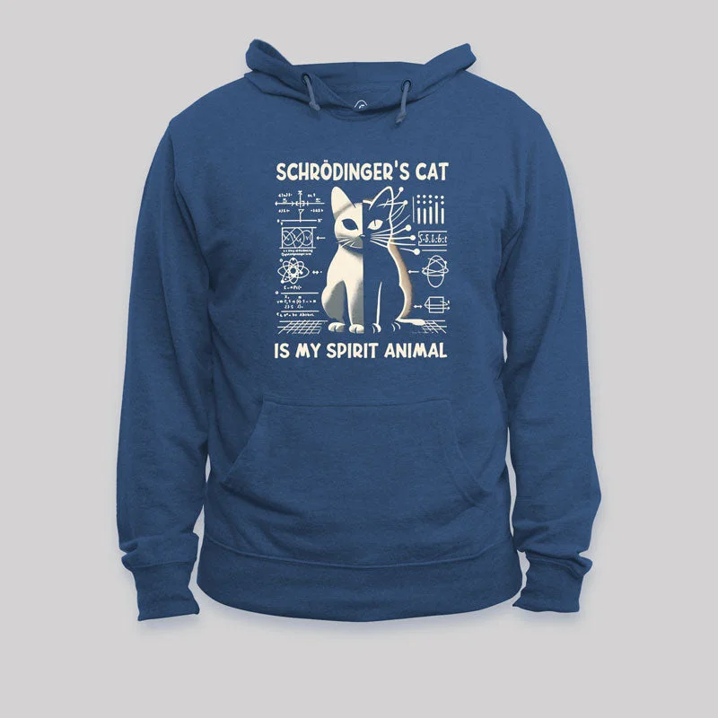 Fleece SweatshirtsSchrodinger's §³at Science Nerd Hoodie