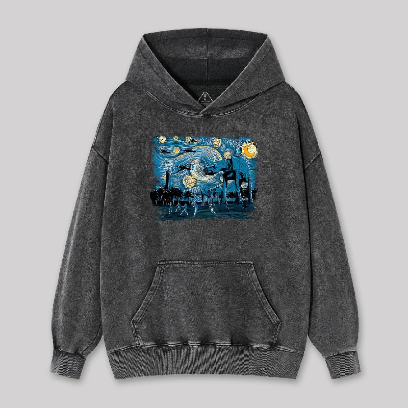 Sports Team HoodiesStarry Scarif Washed Hoodie