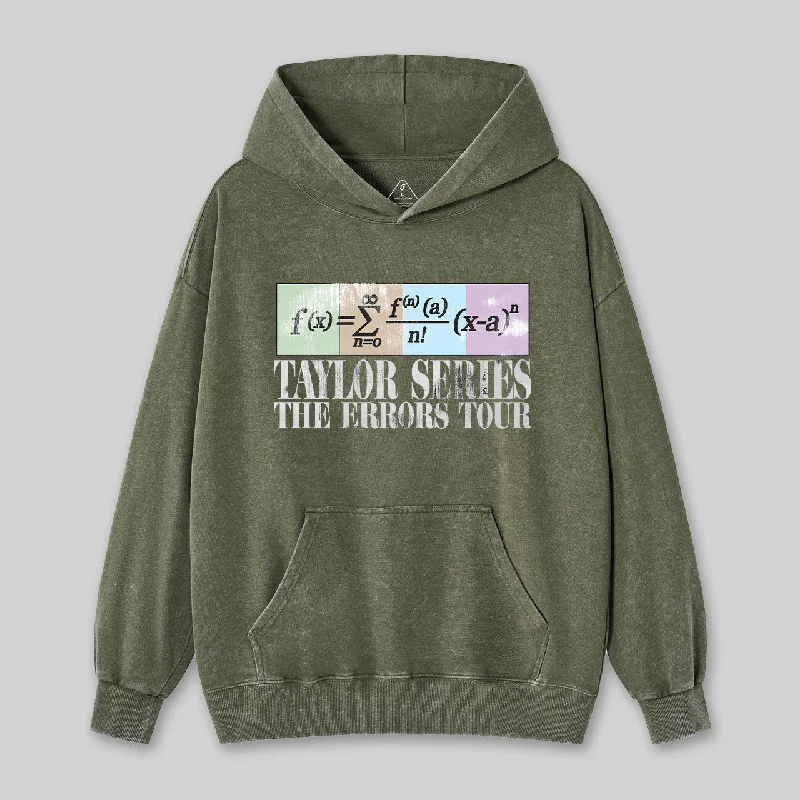 Cropped HoodiesTaylor Series The Errors Washed Hoodie